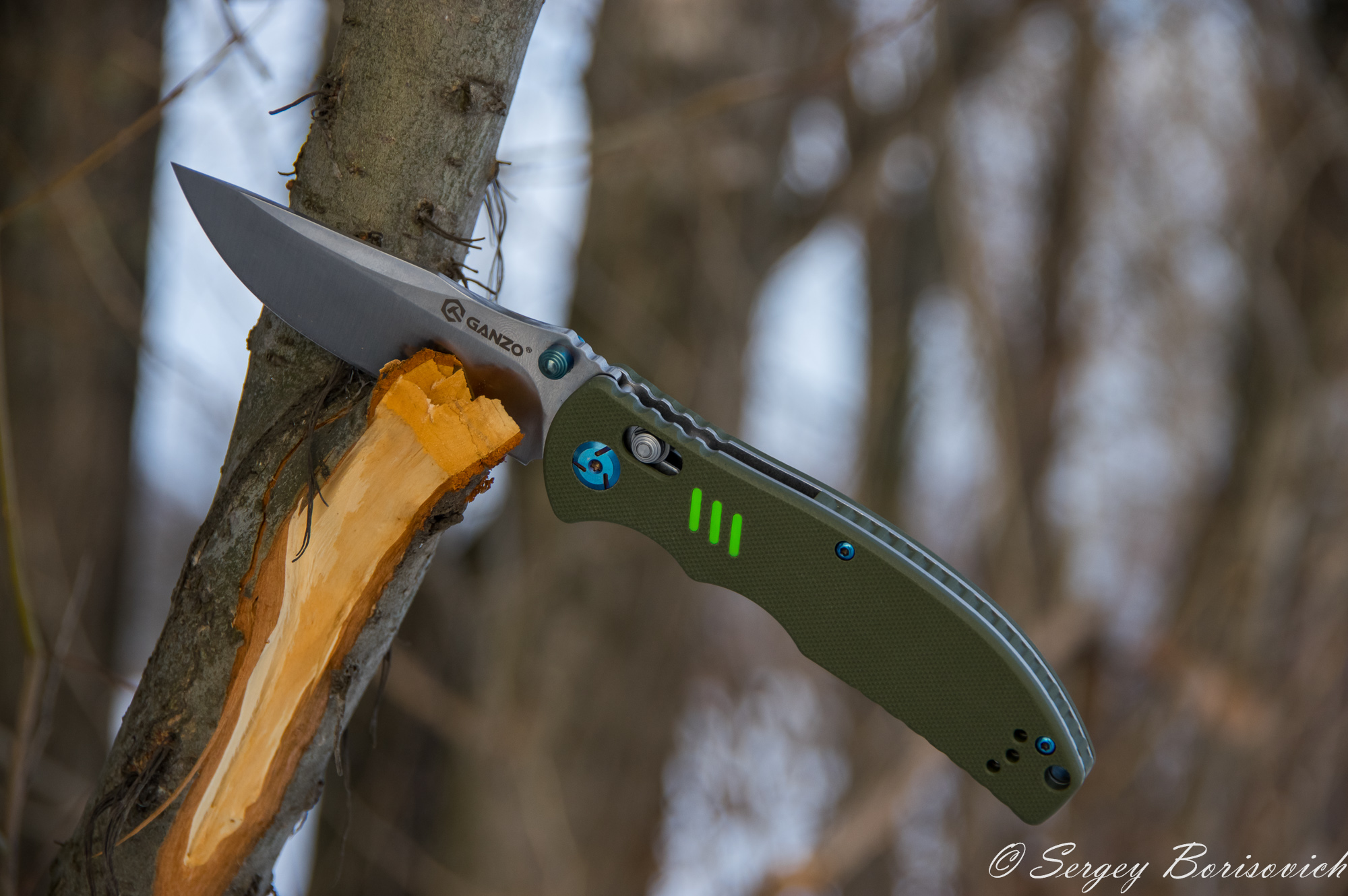 FIREBIRD F754 by GANZO REVIEW + TEST (otra fantástica navaja/ another  fantastic knife) 