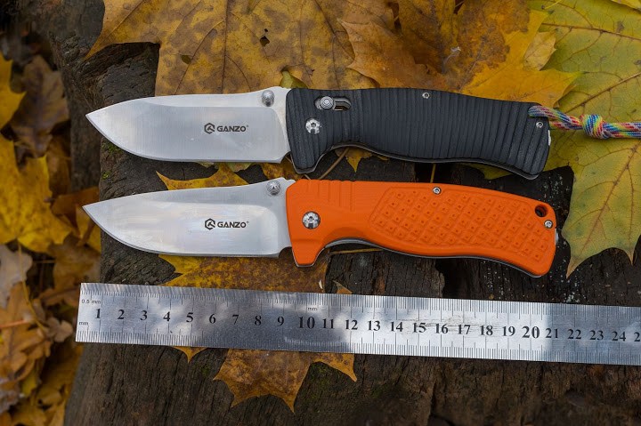 Cuchillo Ganzo G722 (Negro, Verde, Naranja) online catalog ganzoknife.com,  description of Cuchillo Ganzo G722 (Negro, Verde, Naranja), characteristics  Cuchillo Ganzo G722 (Negro, Verde, Naranja)