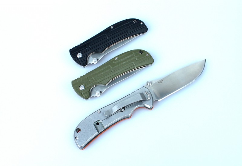 Knife Ganzo G723M (Black, Green, Orange)