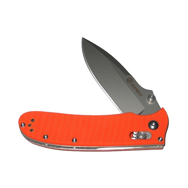 Knife Ganzo G704 (Blue, Orange)