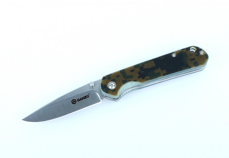 Knife Ganzo G6801 (Black, Green, Orange, Сamouflage)
