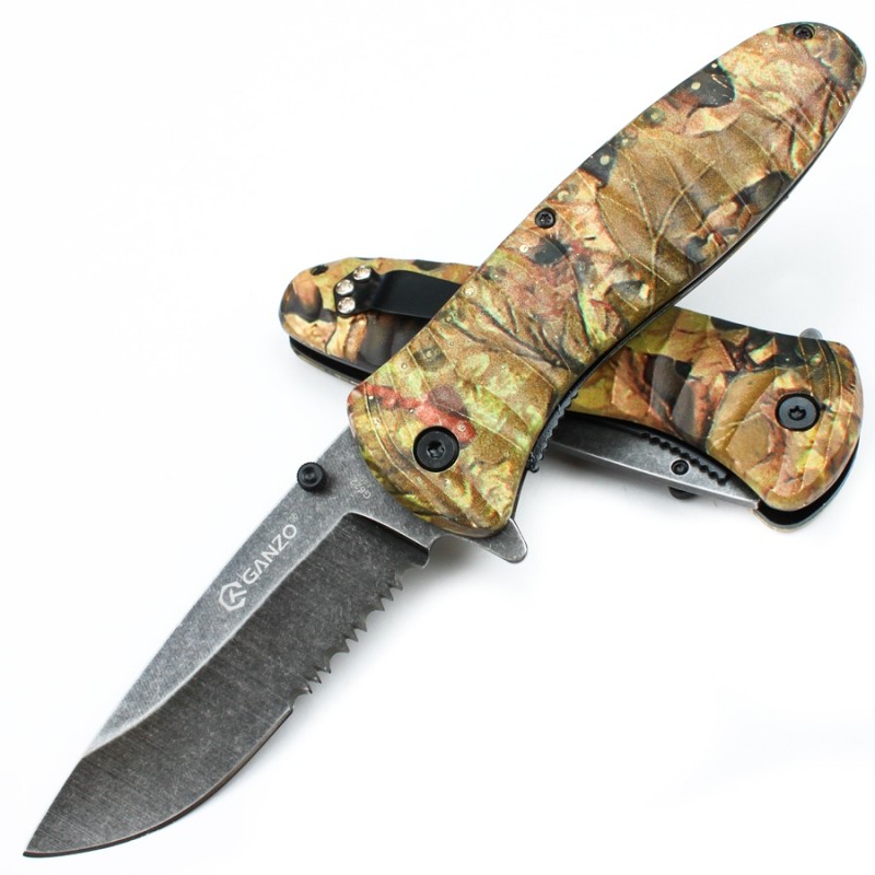 Knife Ganzo G622-CA3-4S, Brown