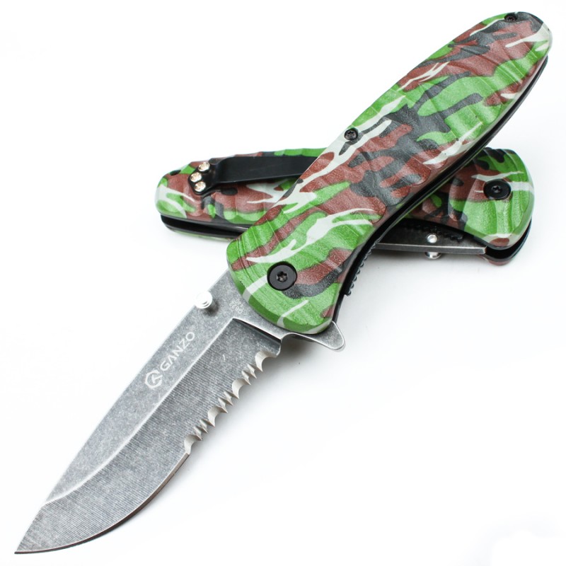 Knife Ganzo G622-CA2-4S, Green