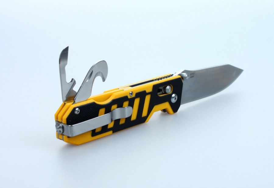 Knife Ganzo G704, Yellow online catalog , description of  Knife Ganzo G704, Yellow, characteristics Knife Ganzo G704, Yellow