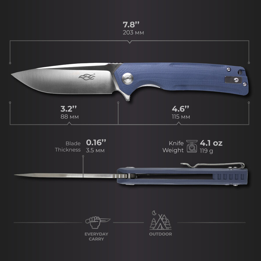 Ganzo Firebird FH91-BK, an outstanding knife under $30! 