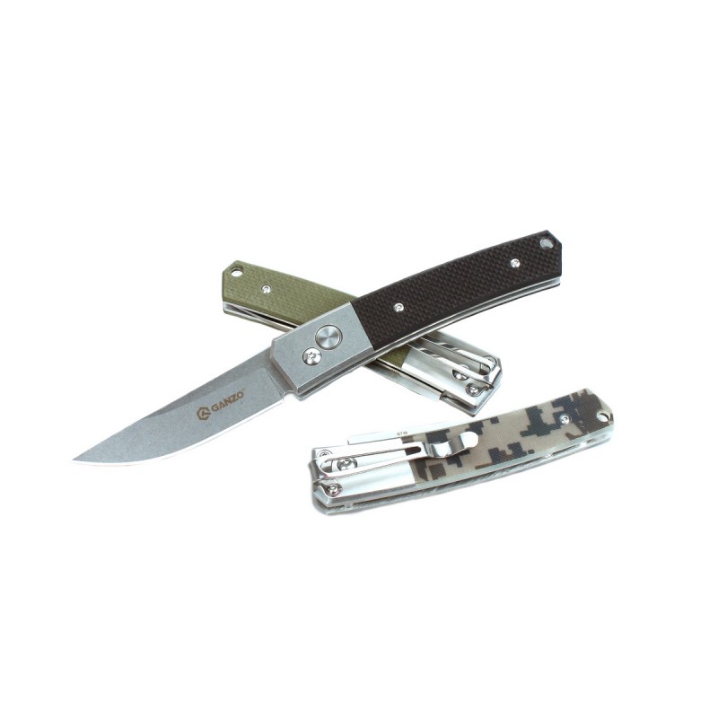Knife Ganzo G7361 (Black, Green, Camouflage)
