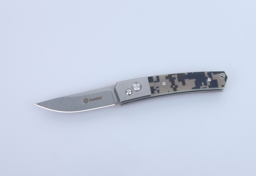 Knife Ganzo G7362 (Black, Green, Camouflage)