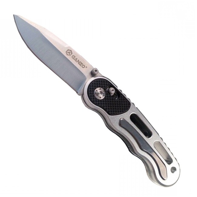 Knife Ganzo G718 (Silvery, Black, Gray)
