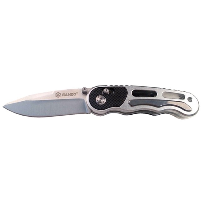 Knife Ganzo G718 (Silvery, Black, Gray)