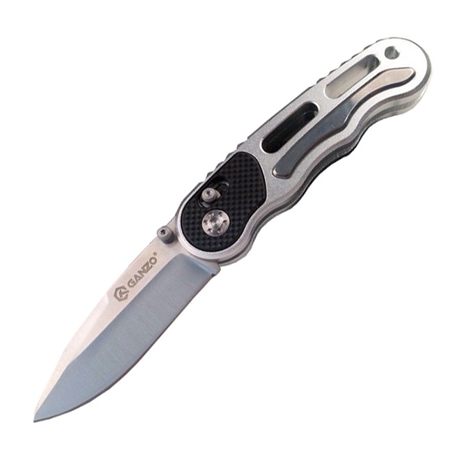 Knife Ganzo G718 (Silvery, Black, Gray)