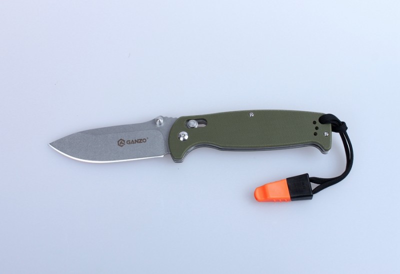 Knife Ganzo G7412-WS (Black, Green, Orange)
