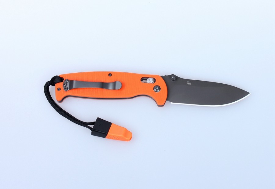 Knife Ganzo G7413-WS (Black, Orange)