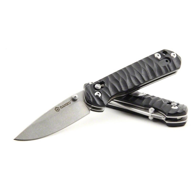 Knife Ganzo G717 (Black, Yellow, Orange)