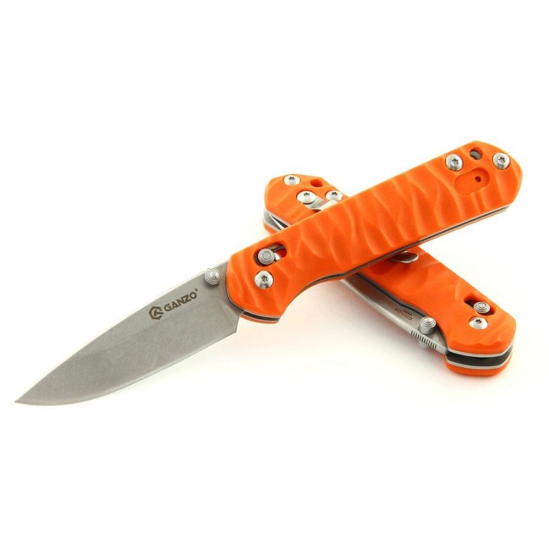 Knife Ganzo G717 (Black, Yellow, Orange)