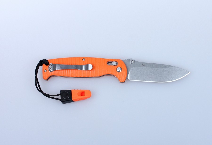 Knife Ganzo G7412P-WS (Black, Orange)