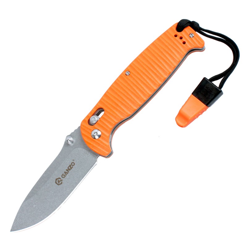 Knife Ganzo G7412P-WS (Black, Orange)