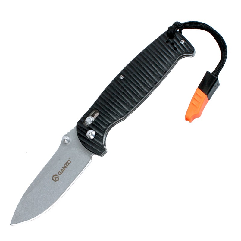 Knife Ganzo G7412P-WS (Black, Orange)