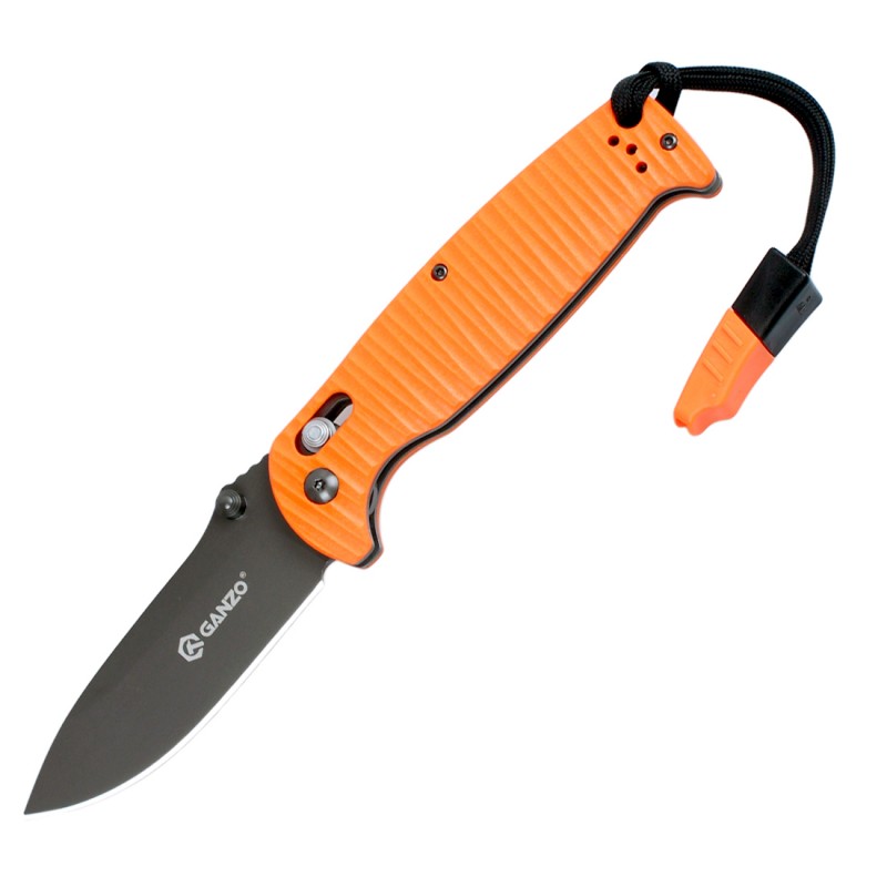 Knife Ganzo G7413P-WS (Black, Orange)