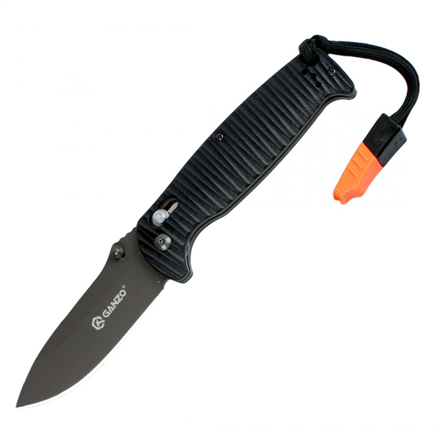 Knife Ganzo G7413P-WS (Black, Orange)