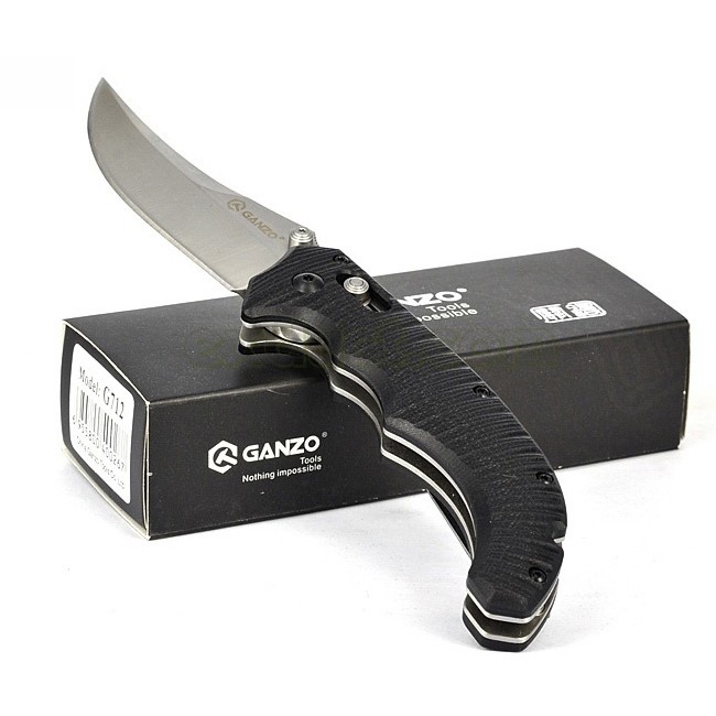 GANZO Firebird F712 Folding Knife Black