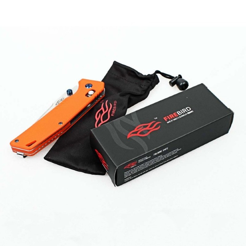 Knife Firebird F7601 (Camouflage, Black, Orange, Green)