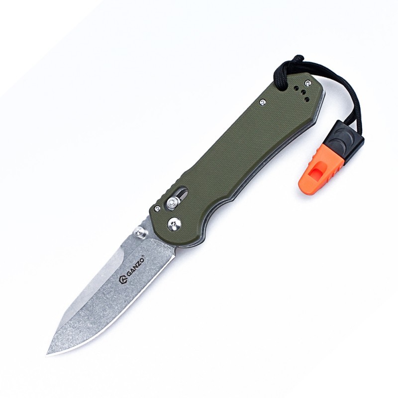 Knife Ganzo G7452-WS (Black, Green, Orange)