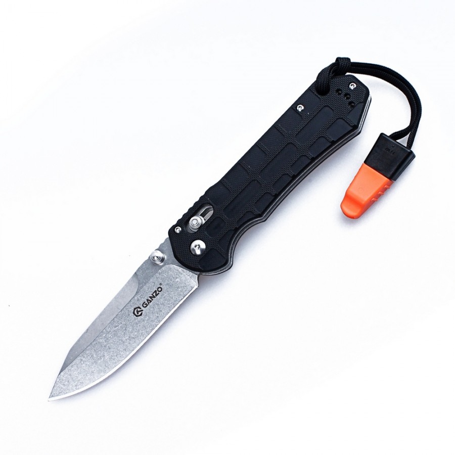Knife Ganzo G7452P-WS (Black, Orange)