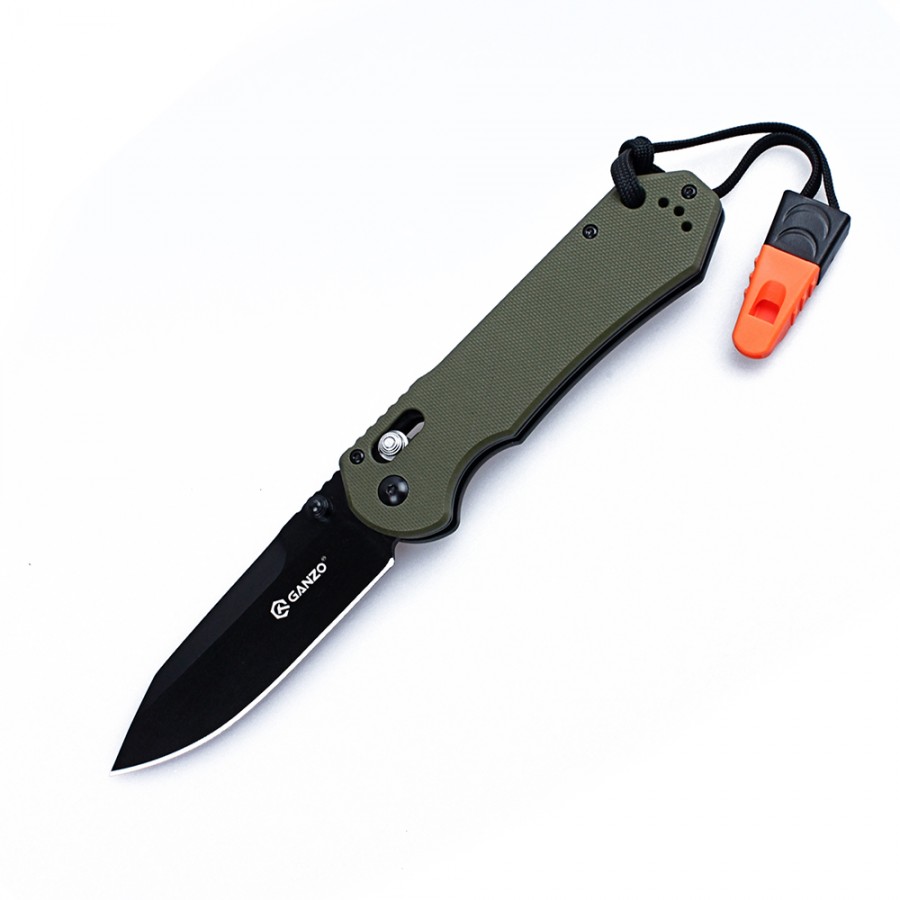 Knife Ganzo G7453-WS (Black, Green, Orange)