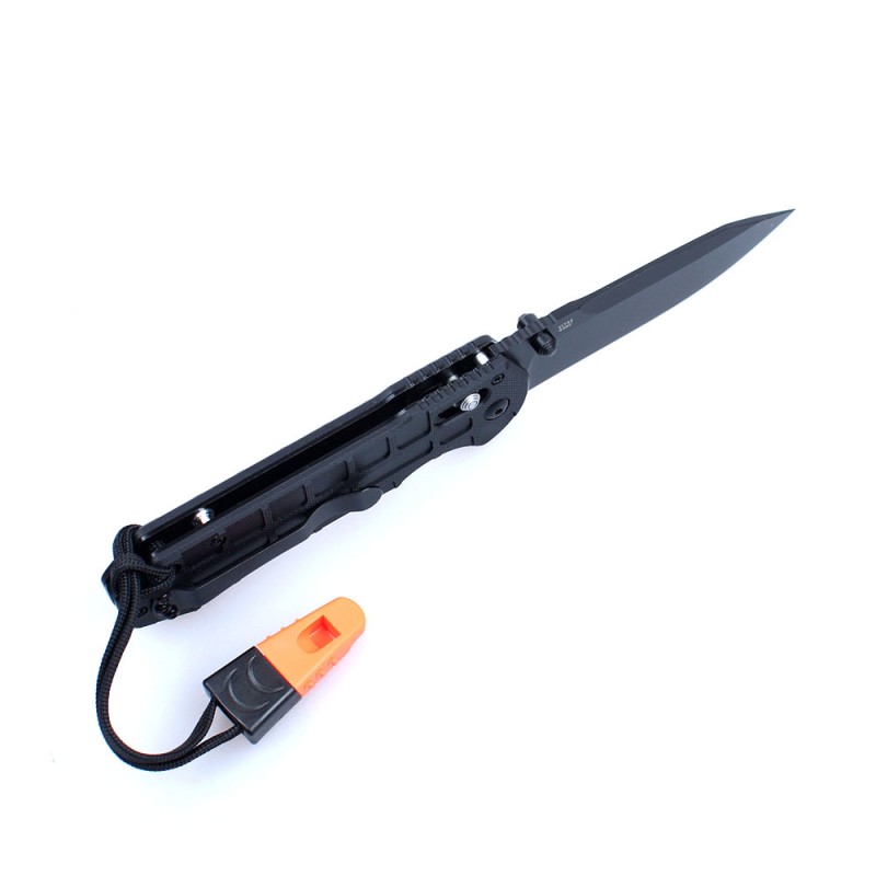 Knife Ganzo G7453P-WS (Black, Orange)