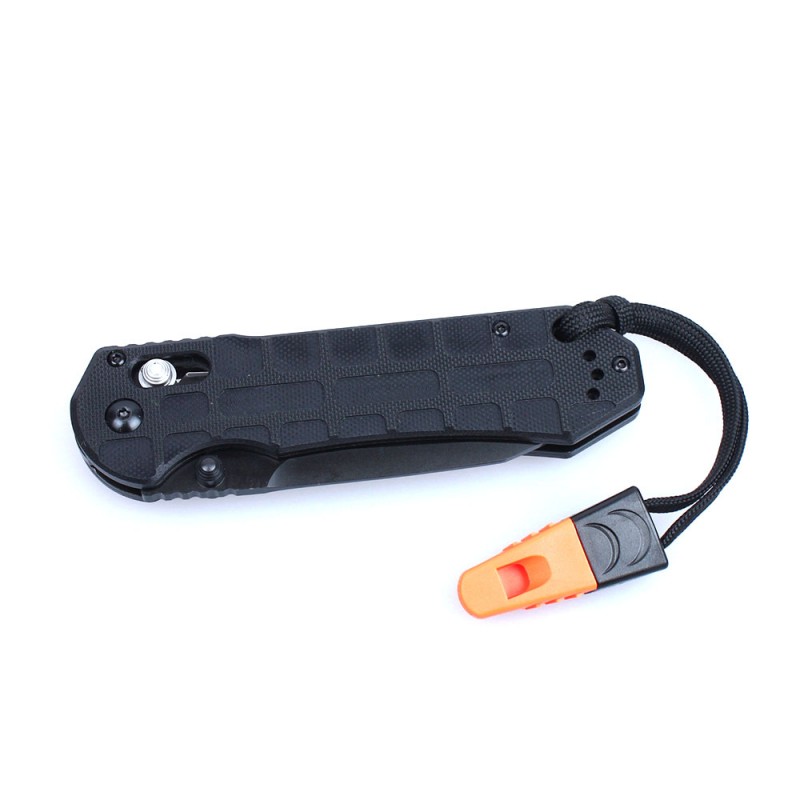 Knife Ganzo G7453P-WS (Black, Orange)