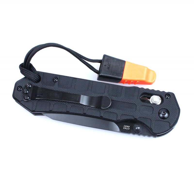 Knife Ganzo G7453P-WS (Black, Orange)