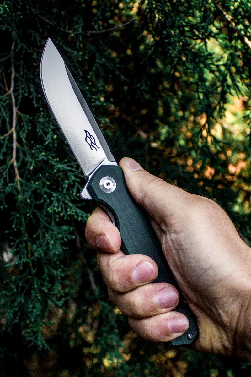 Knife Firebird FH11 (Black, Green)