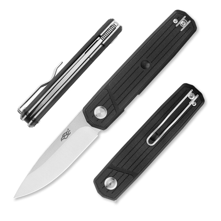 KNIFE Firebird FH927 (Black, Green-blue, Carbon fiber)