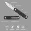 KNIFE Firebird FH927 (Black, Green-blue, Carbon fiber)-4