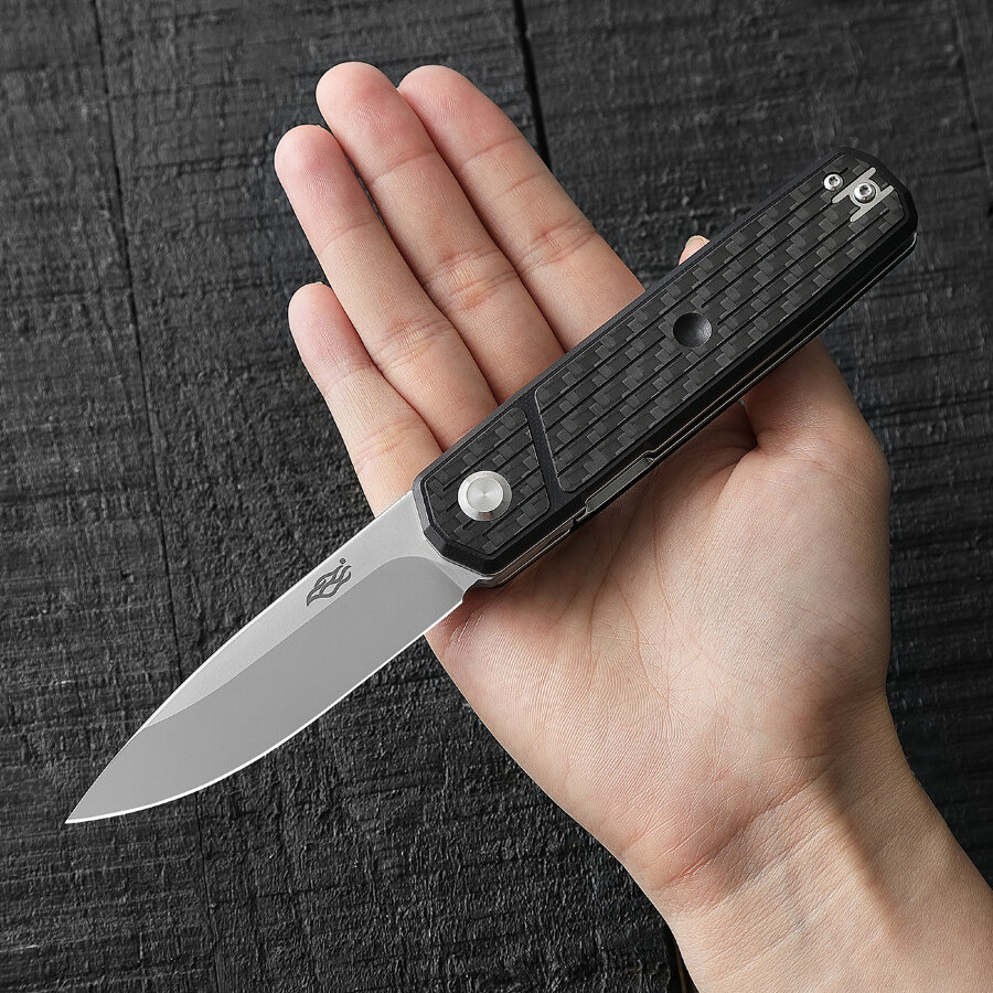 KNIFE Firebird FH927 (Black, Green-blue, Carbon fiber)