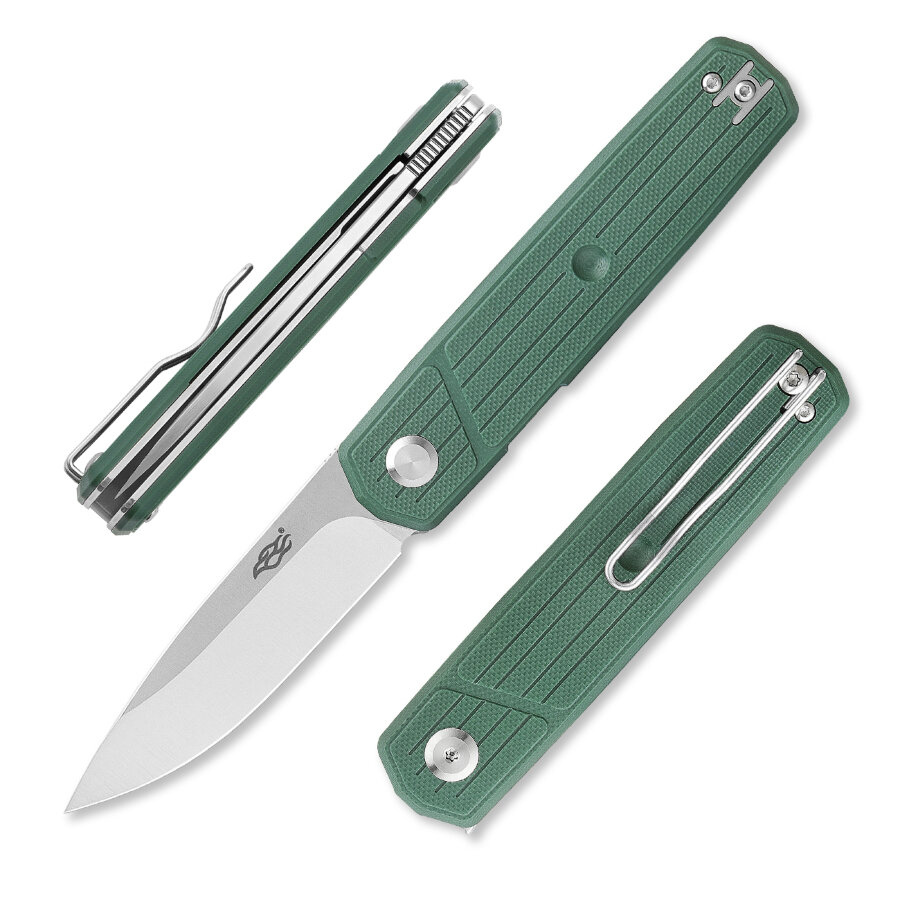KNIFE Firebird FH927 (Black, Green-blue, Carbon fiber)