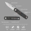 KNIFE Firebird FH927 (Black, Green-blue, Carbon fiber)-12