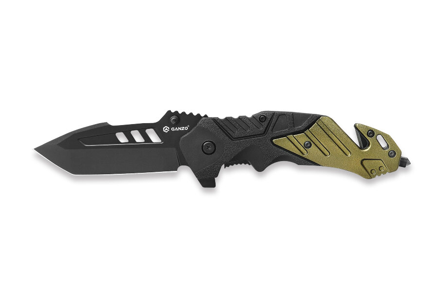 Knife Ganzo G629 (Green, Grey, Red)